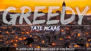 Tate McRae - greedy (Clean) (Lyrics) - Full Audio, 4k Video