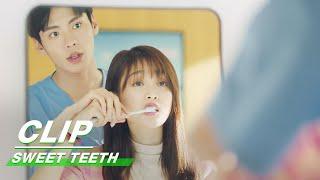 Clip: Ai Teaches Zeng How To Brush Her Teeth | Sweet Teeth EP08 | 世界微尘里 | iQiyi