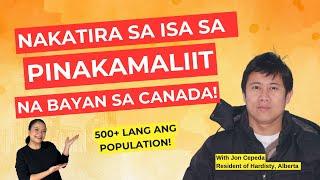 500+ lang ang populasyon sa tinitirhan niya sa Canada! | Pinoy in rural Canada |