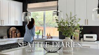 (ENG CC) Summer Seattle Diaries l New Kitchen Deco & Easy Healthy Recipes  Korean Cooking VLOG