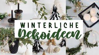 DIY WINTERDEKO | Dekoration selbermachen | einfaches & besonderes Upcycling für Weihnachten