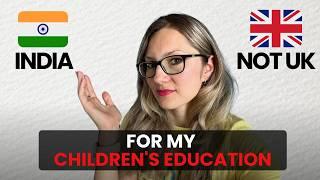 @AgnesMann  choose India over the UK for her children's education | kids adjustment in India