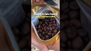 How to dial in your coffee beans for the best espresso #coffee #espresso #coffeeislife