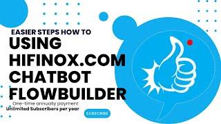 How to use Flow Builder in Hifinox to build a Facebook Messenger Chatbot - Quick Guide