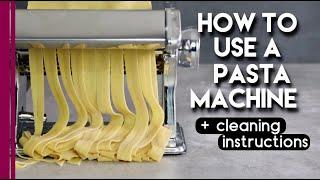 How to use a Pasta Machine | Homemade Pasta from scratch with machine