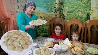 Life in a Tatar village in winter. Russia.