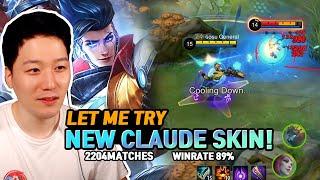 Gosu General picked Claude in 5men high rank gameplay | Mobile Legends