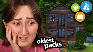 i tried building in the sims with only the OLDEST packs