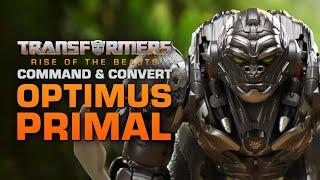 Transformers: Rise of the Beasts Command & Convert Optimus Primal | Demo