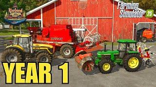 I Spent 1 Year Farming Riverbend Springs in Farming Simulator 25