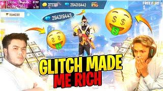 GLITCH MADE ME RICH| UNLIMITED DIAMONDS GLITCH | BIGGEST GLITCH - GARENA FREEFIRE