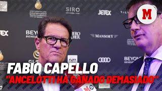 Capello: "Adaptarse al Madrid no es fácil, he visto jugadores pasar miedo"I MARCA