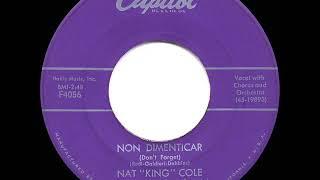 1958 HITS ARCHIVE: Non Dimenticar (Don’t Forget) - Nat King Cole