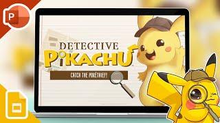 DETECTIVE PIKACHU GAME | Free PowerPoint & Google Slides Game for ESL, EFL, and Foreign Languages