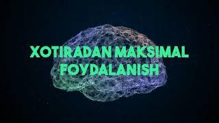  "Xotiradan maksimal foydalanish" bepul treningi