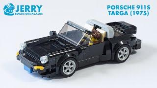 Custom LEGO Porsche 911S Targa 1975 Instructions (MOC #138)