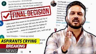 Exam Postponed FINAL MEETING(Countdown) UPSC Prelims 2020 | JEE / NEET 2020 LATEST NEWS