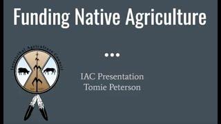 Funding Native Agriculture