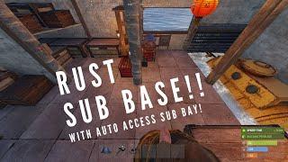 Rust Sub / Boat Base with Easy Auto Access!