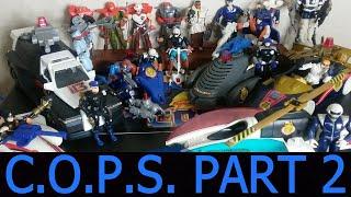 RETRO-WED: THE C.O.P.S. "GOOD GUYS" IN THE COPS N CROOKS 1988 TOY LINE ALL FIGURES VEHICLES HASBRO