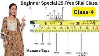 Beginner Special 25 Free Silai Class. Class-4 Measure Tape.