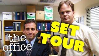 The Office Set Tour with Steve Carell and Rainn Wilson | A Peacock Extra | The Office US