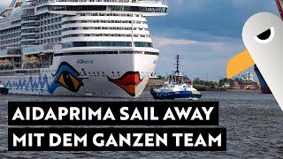 AIDAprima Sail Away  mit dem ganzen HHL Team