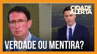 Caso Geremias: Bacci e Dr. Guastelli observam entrevista dada pelo tio da criança