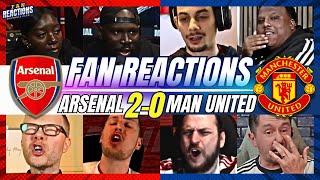 MAN UNITED FANS SET PIECE NIGHTMAREREACTION TO ARSENAL 2-0 MAN UNITED | 24/25 PREMIER LEAGUE