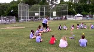 Ms. Reed playing duck duck goose