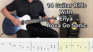 14 Guitar Riffs with Enya Go Sonic + Tabs