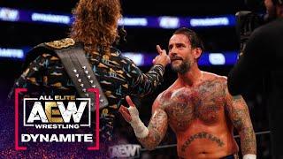 AEW World Champion Hangman Page and CM Punk Finally Come Face to Face | AEW Dynamite, 5/11/22