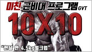 근비대 프로그램 GVT 10X10 안내편