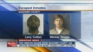 Manhunt underway for escaped Wagoner County inmates