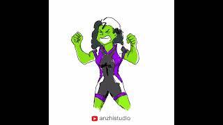 She-Hulk fast sketch