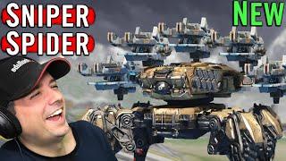 War Robots new SNIPER SPIDER: Weber Ravager Gameplay