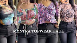 *HUGE* MYNTRA TOPWEAR HAUL||TRENDY & AFFORDABLE FINDS||MYNTRA BIG BRANDS BASH SALE UPTO 80% OFF️