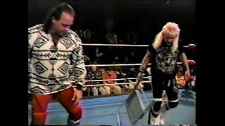 Ricky Morton & Robert Gibson with Bill Behrens attack Rick Michaels NWA Wildside TV 26 2-19-00