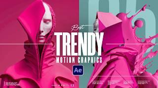 10 Trendy After Effects Motion Graphics to Use in 2024!