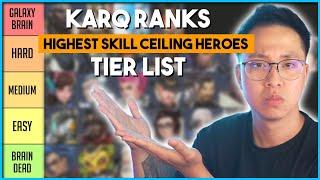 KarQ ranks HIGHEST SKILL CEILING Heroes in Overwatch 2