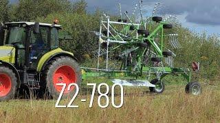 SaMASZ Z2-780 CENTRAL DOUBLE-SIDED ROTARY RAKES - 2-KREISELSCHWADER// Zgrabiarka 2-karuzelowa Z2-780