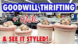 I fell in love with it! GOODWILL THRIFT WITH ME + HAUL