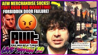 AEW MERCH IS TRASH! Fans UPSET At Tony Khan's BAD Marketing! AEW Forbidden Door MJF FAIL!