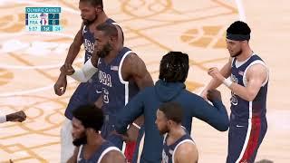  LIVE NOW! USA vs France Full Game | 2024 Olympic Men's Basketball Live | Olympic Finals | 2K24