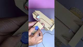 How to make one motor rc cardboard car 2024.#rccar#rcmotorcar