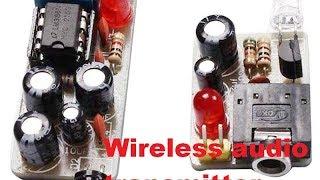 Cheap diy wireless audio IR sound transmitter and receiver