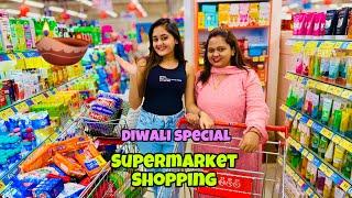 🪔Diwali Special Cheapest Super Market Shopping for New House  Bindass Kavya Diwali Celebration