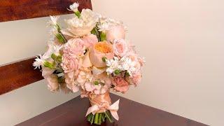 Garden Rose Wedding Bouquet