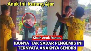 Anak Jadi Pengemis Momen Haru Anak Rantau Pulang Kampung Kasih Kejutan Nyamar Jadi Pengemis