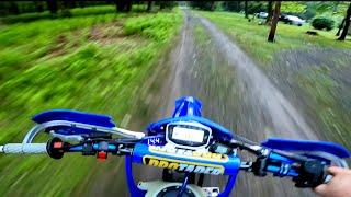 yz250 enduro dusk woods ride #blucru #yz250 #2stroke #gopro